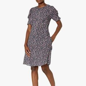 Velvet by Graham & Spencer Printed Puff Sleeve Dress